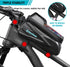 DURATECH Bike Bag, Bike Accessories, Waterproof Bike Phone Bag with EVA Material, TPU Touch Screen and Sun Visor, Bicycle Bag for Phones Under 6.9...