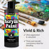Black Acrylic Paint Premium Colors Paint Acrylic | Art Paints for Canvas and Outdoor Painting 8oz 236ml Bottle Mars Black...