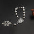 White Pearl Rosary for Car,Pardon Crucifix One Decade Rosary,Medalla Milagrosa Small Car Rosary for Rearview Mirror,Pocket Rosary Crucifijo Cruz D...
