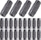 50pcs Gun Black Screw Twist Clasps Brass Barrel Tube Fastener Cord End Caps Jewelry Clasps Decorative Accessories for DIY Bracelet Necklace Craft ...