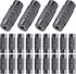 50pcs Gun Black Screw Twist Clasps Brass Barrel Tube Fastener Cord End Caps Jewelry Clasps Decorative Accessories for DIY Bracelet Necklace Craft ...