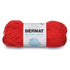Bernat Handicrafter Cotton Solids Yarn - (4) Medium Gauge 100% Cotton - 1.75oz - Red - Machine Wash & Dry...