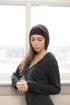 RiptGear Stretch Sport Headband for Women (Black Solid and Striped) — Non-Slip Sweat Wicking Fabric Great for Yoga, Running or The Gym — Soft Head...