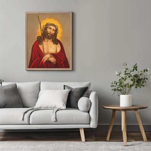 Posterizer 1 pcs-Jesus Christ with crown of thorns painting poster-Religious Posters-Gifts for Christians -Decor for Church, Sunday School Classro...