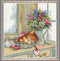 Design Works Crafts Cat Nap Counted Cross Stitch Kit, White...