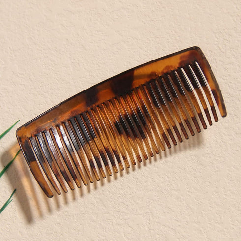 Furling Pompoms Pack of 6 Plastic Side Hair Combs for Women, Wide Tooth Comb for Curly Hair, Hair Clips for Girl Twist Combs Bridal Wedding Hair C...