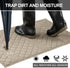 FONEYI Indoor Door Mat, Front Back Door Mat 20"x32" Non-Slip Rubber Backing Entrance Rug, Machine Washable Entry Rug, Low Profile Absorbent Dirt T...