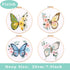 REEWISLY 4 pcs of Embroidery Starter kit with Patterns and Instructions, DIY Adult Beginner Cross Stitch Kits, Including 2 Plastic Embroidery Hoop...