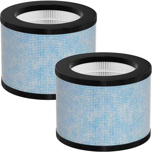 DH-JH01 True HEPA Replacement Filter Compatible with AROEVE MK01 MK06 MG01JH, TZ-K1 and Kloudi DH-JH01 Air Cleaner Purifier, Pack of 2...