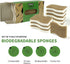 9 Pack Biodegradable Natural Kitchen Sponge - Compostable Cellulose and Coconut Walnut Scrubber Sponge - Eco Friendly Sustainable Sponges for Dish...