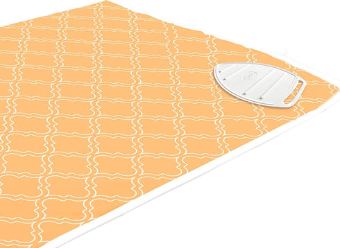 Encasa Homes Ironing Mat/Pad (Large 48"x28") with 3mm Padding & Silicone Iron Rest for Steam Pressing on Tabletop or Bed - Heat Resistant, Portabl...