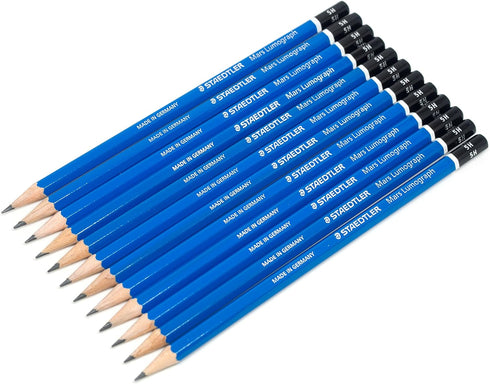 Staedtler Mars Lumograph Writing, Drawing, Sketching Pencil (Box of 12) (5H)...