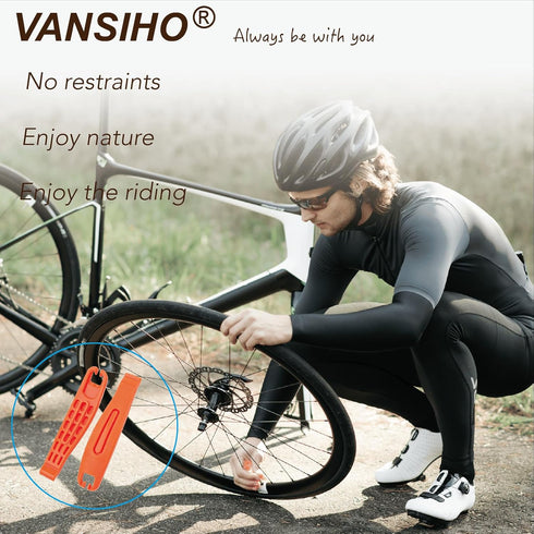 Bike Tire Lever Set, 3 PCS Plastic Bicycle Tire Levers for Road Bike MTB Cycling...