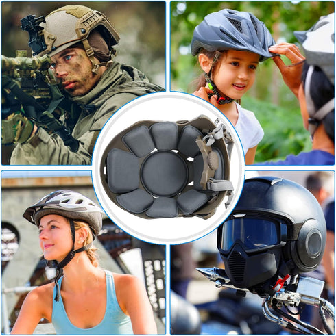 FMA Helmet Replacement Pads Universal Foam Padding Kits Set Accessories for Fast/Mich/ACH/USMC/PASGT Helmet...