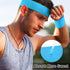 Sweat Band Headband Wristbands for Men - Head Wrist Sweatband Set for Women Kids Boys Girls - Ideal for Sports Athletics Event Workout Exercise Ba...