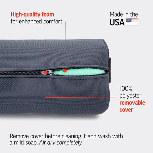 OPTP The Original McKenzie Lumbar Roll – USA-Made Low Back Lumbar Support for Office Chair & Car Seat Back Support Cushion. The Preferred Lumbar P...