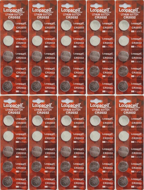 CR2032 Lithium 3V 50 Batteries...