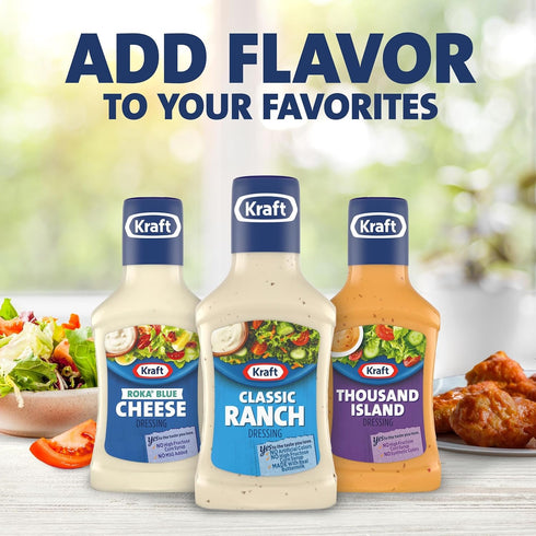 Kraft Classic Ranch Dressing, 8 fl oz Bottle...