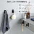 Nolimas Adhesive Towel Hooks, Heavy Duty Wall Hooks, Towel hooks for Bathrooms Adhesive, SUS304 Stainless Steel Waterproof Sticky Kitchen Hooks fo...