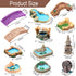 24 Pcs Miniature Garden Accessories Mini Garden Bridge Figurines Garden Decor Micro Landscape Lighthouse Water Well Ornament for Yard DIY Craft Po...