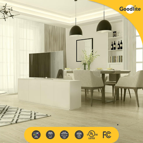 Goodlite G-83346 A19 9W Dimmable, 3000K-Warm White...