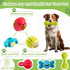 Dog Chew Toys, Set of 3 Treat Dispensing Dog Toys?Interactive Dog Toys for Boredom, Fun-Filled Treat Dispenser for Yak Cheese Dog Chews...