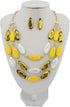 Bocar 3 Layer Beads Statement Necklace Earring for Women Jewelry Set...