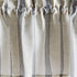 CHF McKenzie Striped Window Kitchen Curtain Valance, Rod Pocket, 58W x 14L inch, Grey...