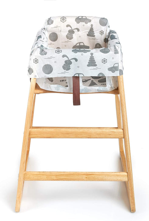 Disposable High Chair Covers for Restaurant and Home 10 Pack for Baby Kids Toddlers to Protect Against Germs and Messy Meals...