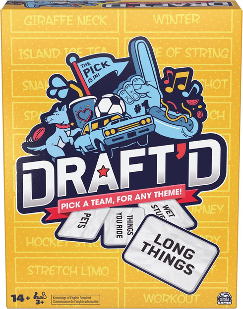 Draft’d, a Drafting Game for Everyone, Party Game, Night Game for College, Bachelorette Party Game, Happy Hour, Family Game Night, for Ages 14+...