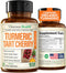 Turmeric Curcumin & Tart Cherry Extract Capsules with Black Pepper & Organic Tumeric. Tart Cherry Capsules Aid Uric Acid Balance, Joint Health, Mu...