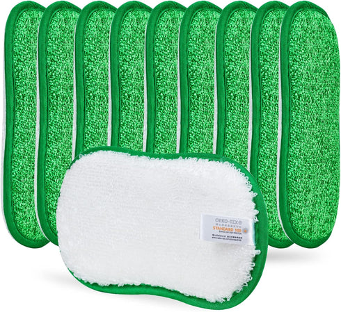 10 Pack Kitchen Dish Sponges Scrubber Non-Scratch Multi-Purpose Dishcloths, Sponge Along with Heavy Duty Scouring Power - Effortless Cleaning of D...