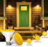 PAR30 Yellow LED Bug Light Bulb Outdoor, 100W Equivalent, 12W LED Flood Light Bulb, E26 Base Yellow LED Security Lights for Porch Lights, Hallway ...