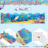 60 Ft Under The Sea Bulletin Board Borders 60 pcs, Ocean Themed Straight Bulletin Boards Trim With Glue Point Dots For Classroom School Chalkboard...
