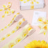 3 Roll Boho Sun Grosgrain Ribbon Sunshine Ribbon for Wreath Bow Craft Gift Wrap Party Decor, 15 Yards...