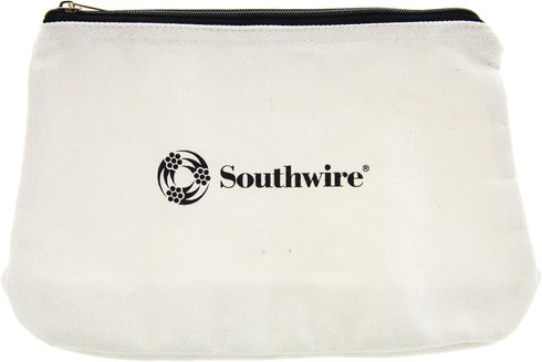 Southwire 58282840 12 in. Canvas Zipper Bag Tool Pouch...