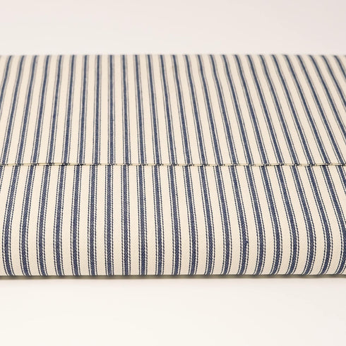 Roc-lon 100% 44/45" Cotton Woven Ticking, Striped Navy Cut by Yard...