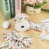 AnyDesign Easter Wired Edge Ribbon Spring Floral Bunny Wired Ribbon Watercolor Easter Rabbit Flower Fabric Craft Ribbon for Gift Wrapping Floral A...