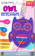 C.S. Kids KC06 Owl Keychain, First Sewing Arts & Crafts Gifts - Animal Crafting Keychain | Educational DIY Cross-stitch Sewing Kit for Kids, Sew Y...