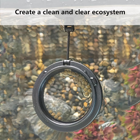 FREESEA Fish Feeding Ring for Aquarium: Round Floating Food Rings for Betta Turtle tank...