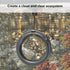 FREESEA Fish Feeding Ring for Aquarium: Round Floating Food Rings for Betta Turtle tank...