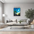 Posterizer 1 pcs-oil painting style art-mystical tree on mountain 2-Landscape & Nature Art Gift for Men Women Entrepreneur Teens Decor for Home ...