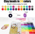 YMSDZHL 6000+PCS Clay Beads Bracelet Making Kit,24 Color DIY Flat Preppy Beads for Friendship Jewelry Making,Polymer Heishi Beads with Charms Gift...
