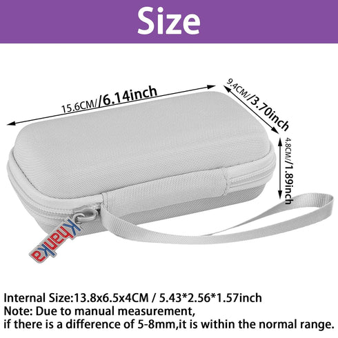 khanka Hard Travel Case Replacement for RG28XX Retro Handheld Game Console,Case Only.(White)...