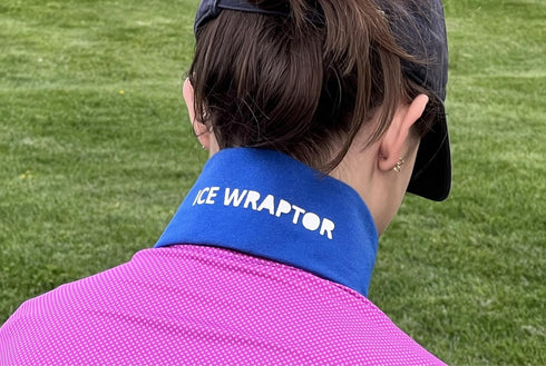 Ice Wraptor Bandana + 6 inserts:Just Add Water & freeze. Keep Neck, Head, oints Cool. Portable Ice Therapy for Pain Relief.Adjustable, Lightweight...