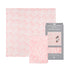 C.R. Gibson BLAN-24244 Pink Paisley 100% Cotton Muslin Swaddle Blanket for Newborns, 40" W x 40" L, Pink...