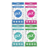 Pur Gum Variety Pack - Peppermint, Pomegranate Mint, Spearmint and Wintergreen - 55 Pieces each...