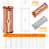 6 Gauge Butt Splice Connectors 30 PCS 6 AWG Non-Insulated Butt Connectors,Bare Pure Copper Butt Splice Wire Connector,Heavy Duty Uninsulated Crimp...