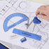 STAEDTLER Student Math Set - Essential School Supplies with 6-Piece - Compass, 6in Ruler, 180° Protractor, Pencil, Eraser & Sharpener in Zippered ...