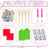 20 Pcs Butterfly Diamond Painting Keychains Kit 5D Butterfly DIY Diamond Key Chain Single Side Floral Hanging Diamond Painting Ornament Kits for S...